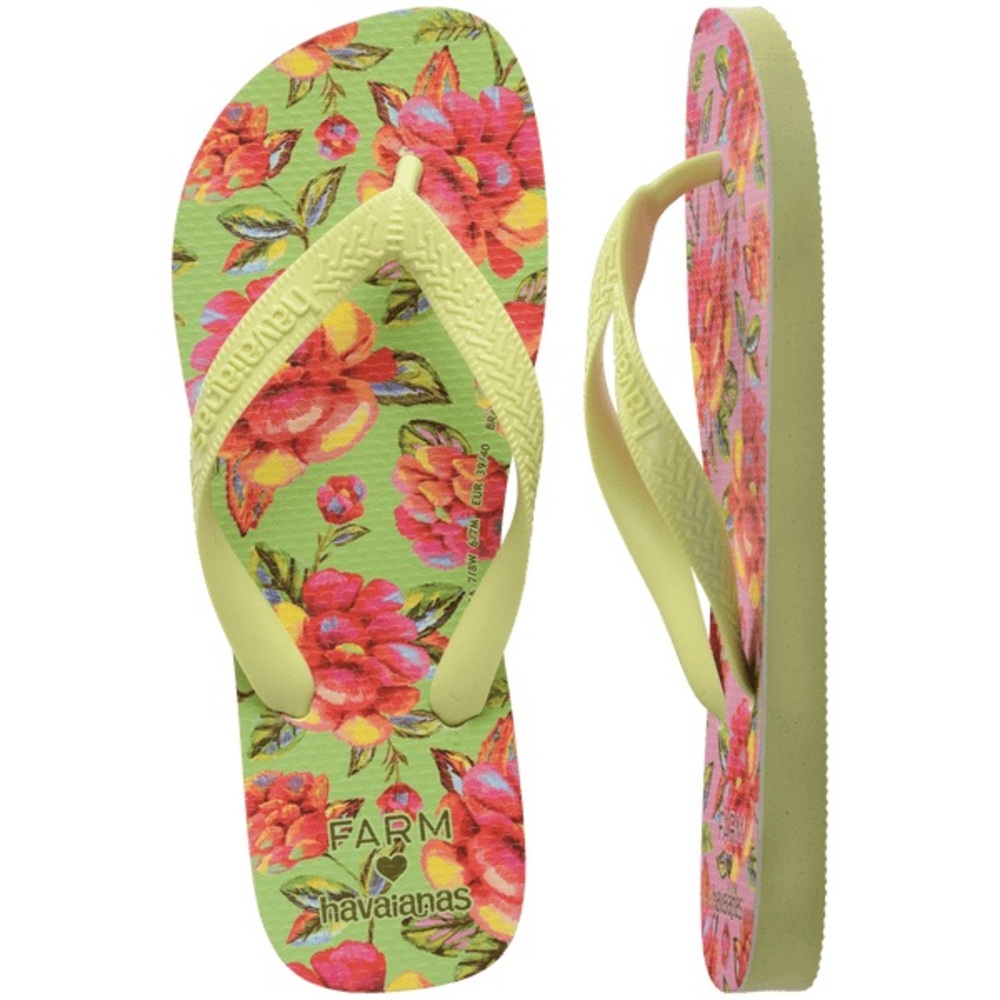 FARM Rio Neon Flowers Top Flip Flops - Picture 4 of 4
